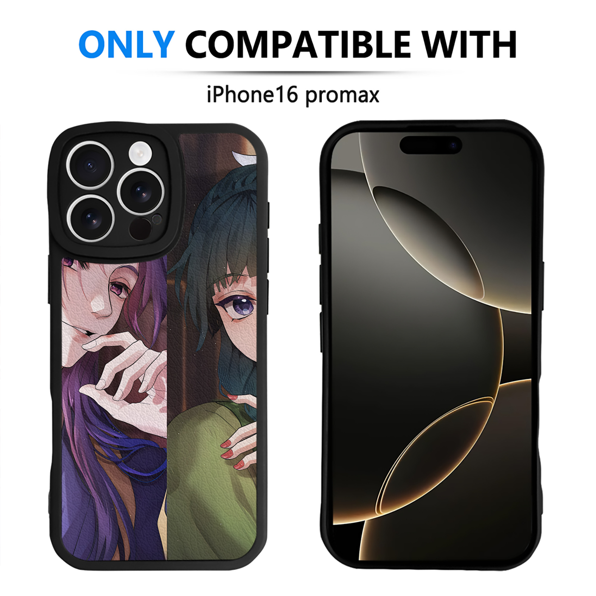 （画像用） 薬屋のひとりごと The Apothecary Diaries 【iPhone 16シリーズ対応】シリコンスマホケース（レザー調） 材質：シリコン